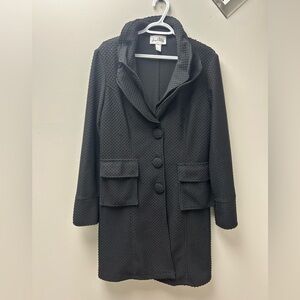 Joesph Ribkoff Women’s Black Light Button Up Jacket